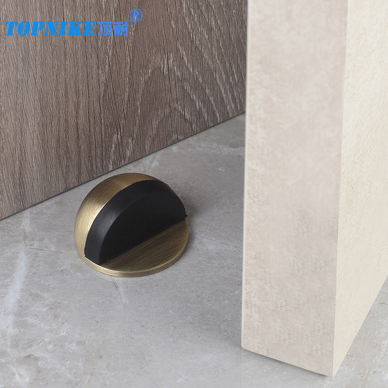 顶门不锈钢门挡玻璃门房门铁门防撞器免打孔地装门挡