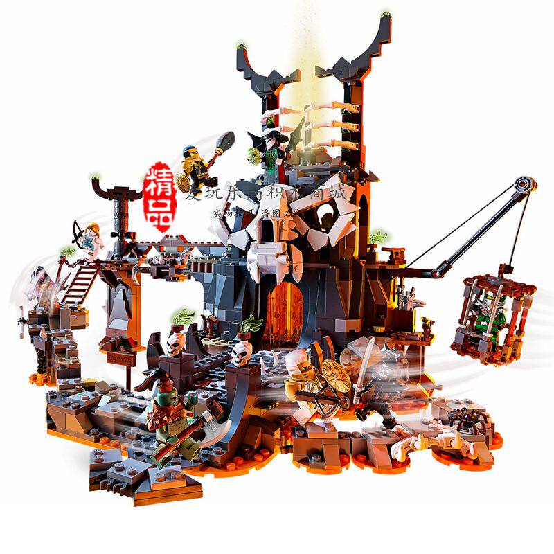 lego乐高71722骷髅巫师地牢幻影忍者系列男孩建构