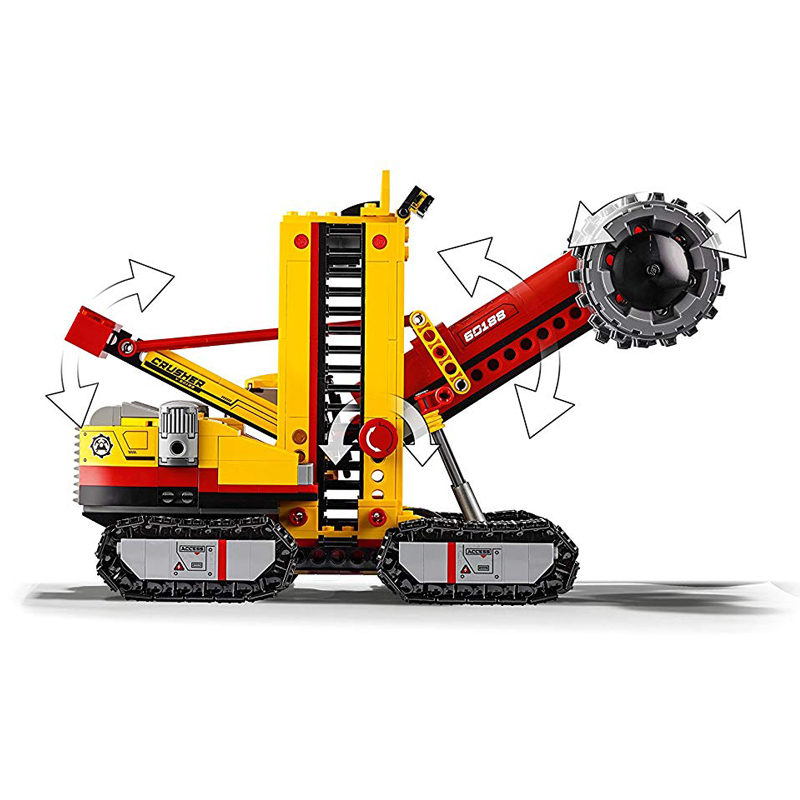 lego乐高60188城市系列采矿专家基地金矿翻斗车建构