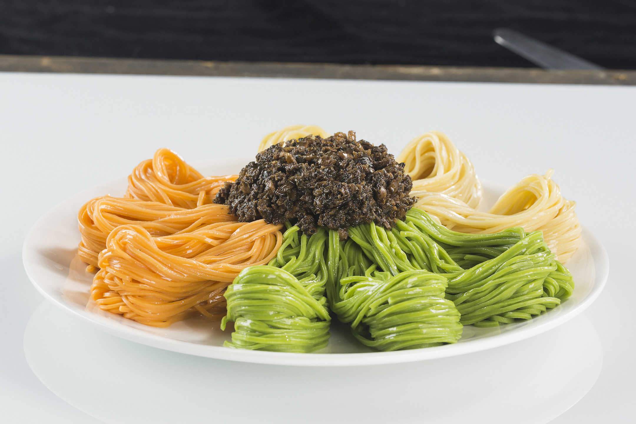 积福树菌菠菜佛家斋面素面儿童蔬菜火锅面拌面条