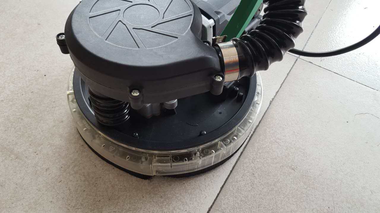 蓝珠腻子打磨机 无尘自吸 无死角加长杆带灯砂纸机磨墙机打砂机