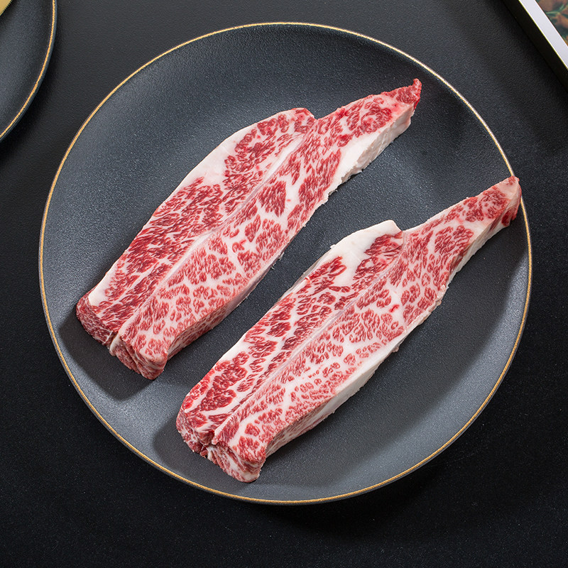 农夫好牛美国进口雪花牛小排去骨原切谷牛排牛排