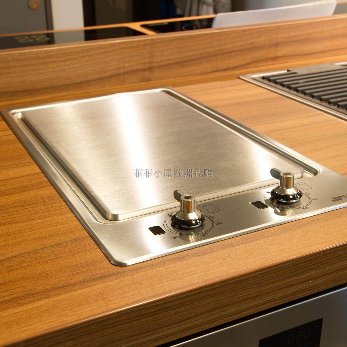 铁板烧两头 pgf30t嵌入式 斯麦格smeg电磁炉pgf32i 意大利代购