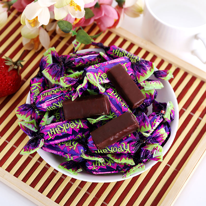 kdv紫皮俄罗斯进口正品原装kpokaht巧克力结婚喜糖糖果