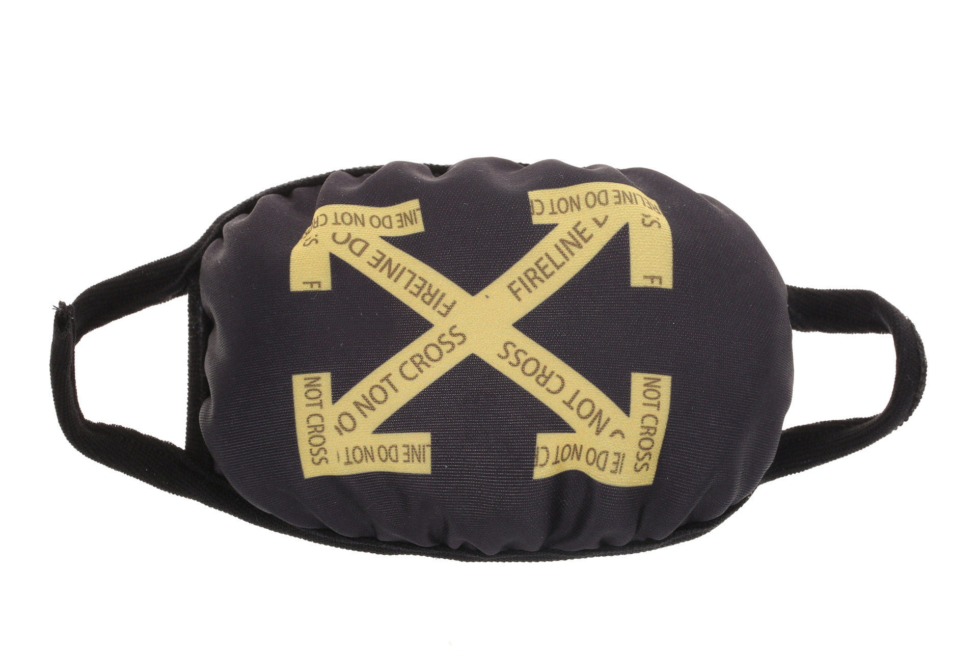 2021新款offwhiteow黑色涂鸦粉色箭头潮牌个性口罩