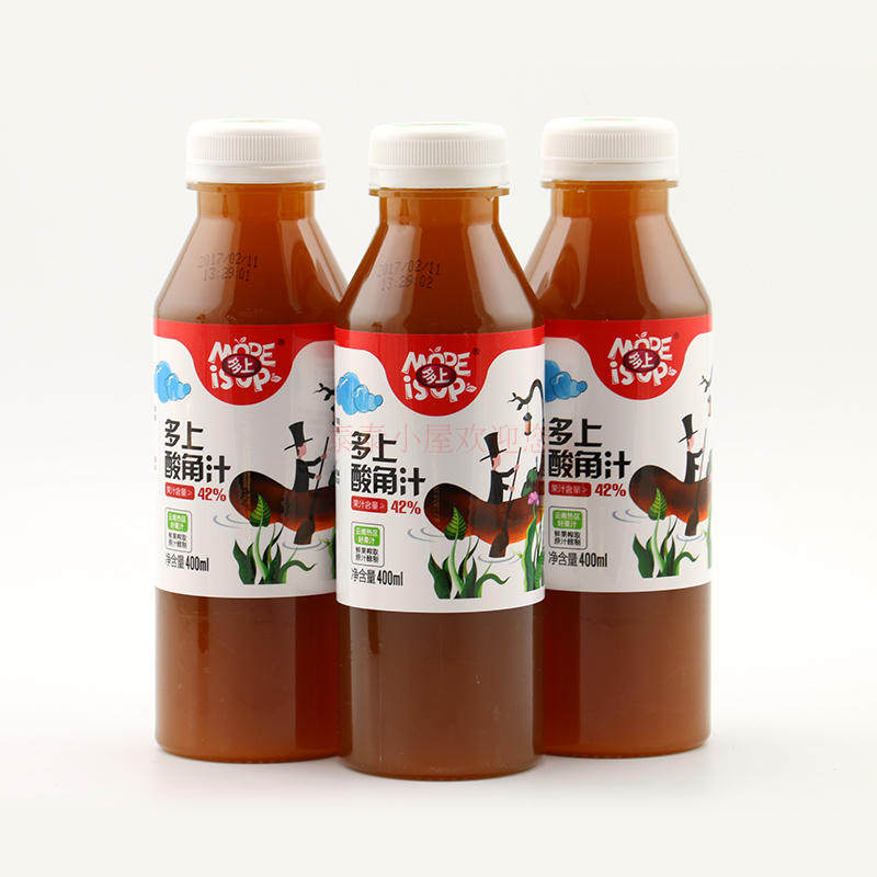 云南特产 多上果汁酸角汁400ml*12瓶版清爽饮料饮料包邮