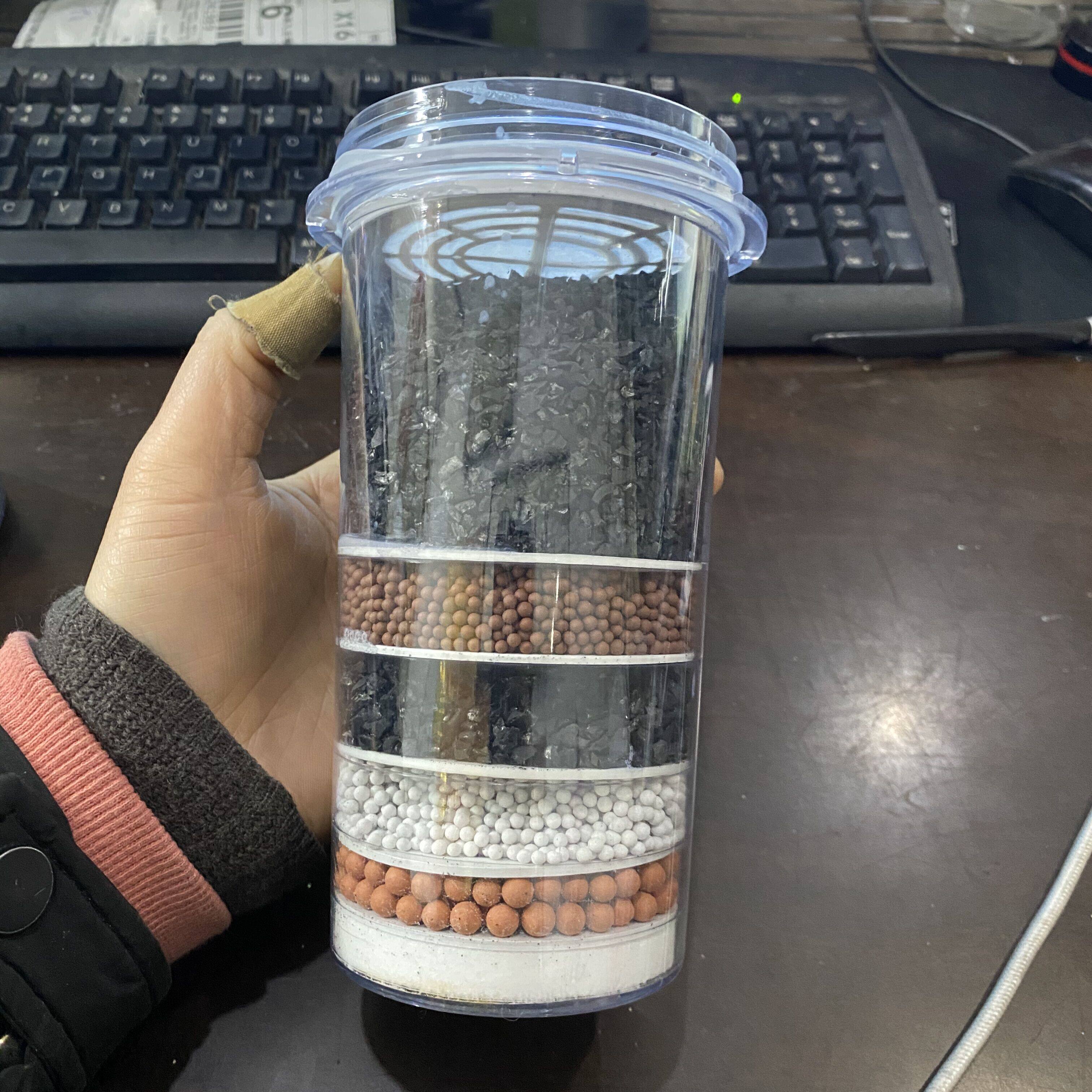 过滤净水水桶滤芯耗材活性炭矿化球陶瓷片材质净水