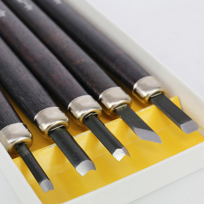 雕刻刻刀日本义春刃物木雕雕刀木刻橡皮印章篆刻雕刻刀