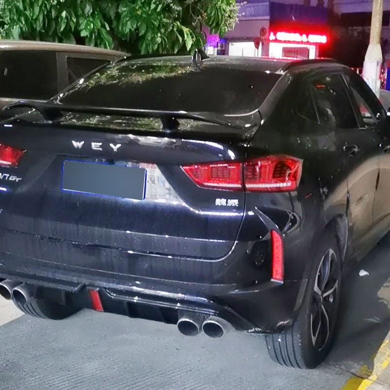 f7x尾翼适用于哈弗改装长城vv7gt打孔烤漆风翼尾翼