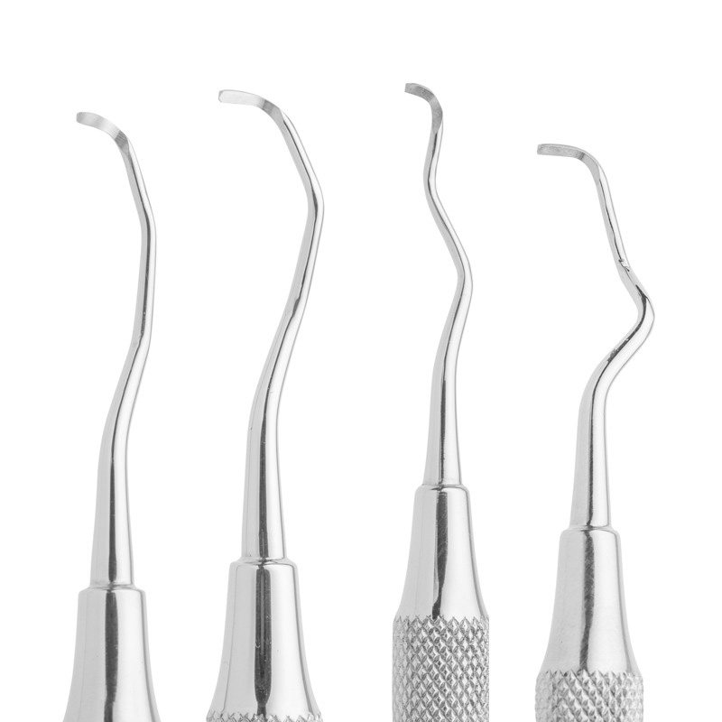 新华医疗牙周刮治器双头实心圆柄牙结石去除器剔除牙垢牙齿洁牙器