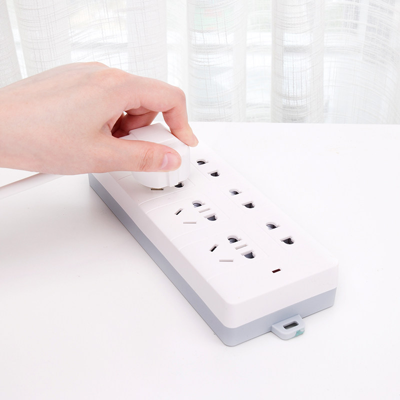 得力插线接线板排电源插座拖线3米5米长线插排接线板