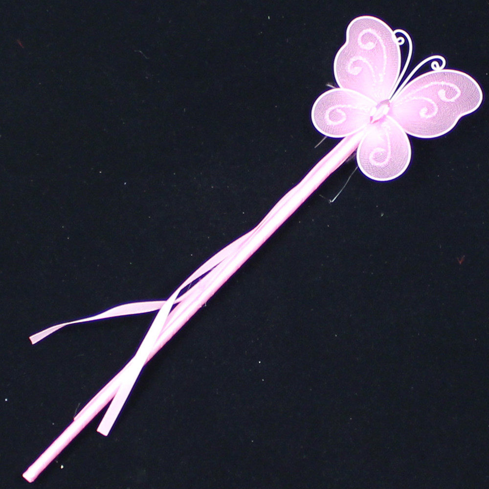 12g六一儿童节天使翅膀花童表演聚会装扮魔法棒手杖蝴蝶仙女棒