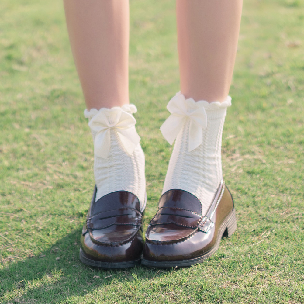 筒袜短筒可爱薄款夏季女袜jk泡泡女中袜子女短袜