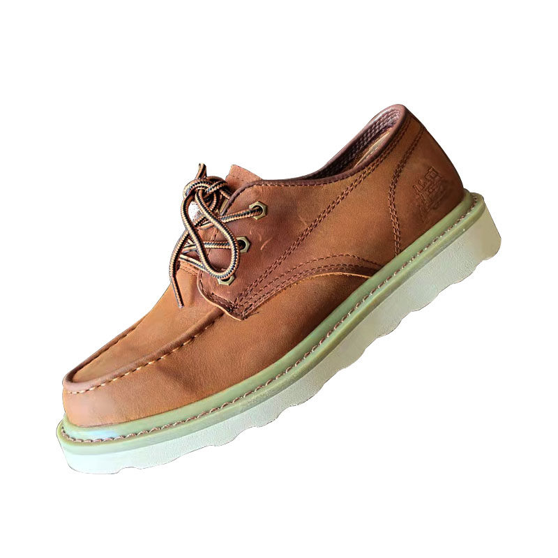 cat卡特男鞋2022春秋新款工装鞋复古头层牛皮时尚户外休闲鞋皮鞋