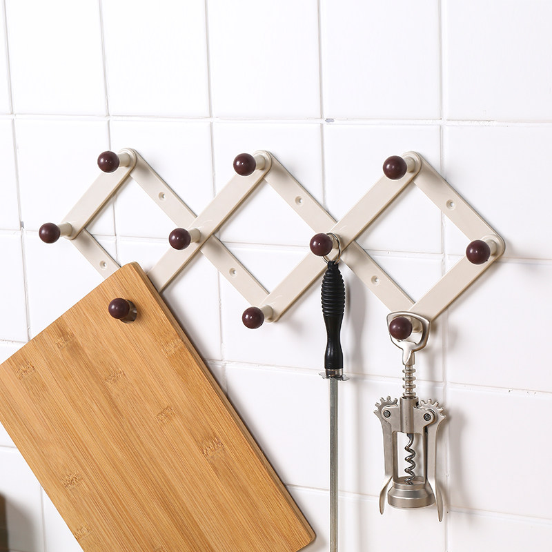 挂衣菱形可伸缩壁挂墙壁强力承重粘钩门后挂钩挂钩