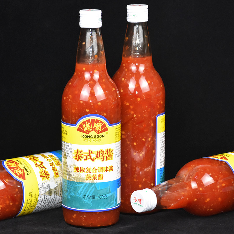 港顺泰式鸡酱蔬菜760g瓶装烹饪蘸食海鲜辣椒酱类调料