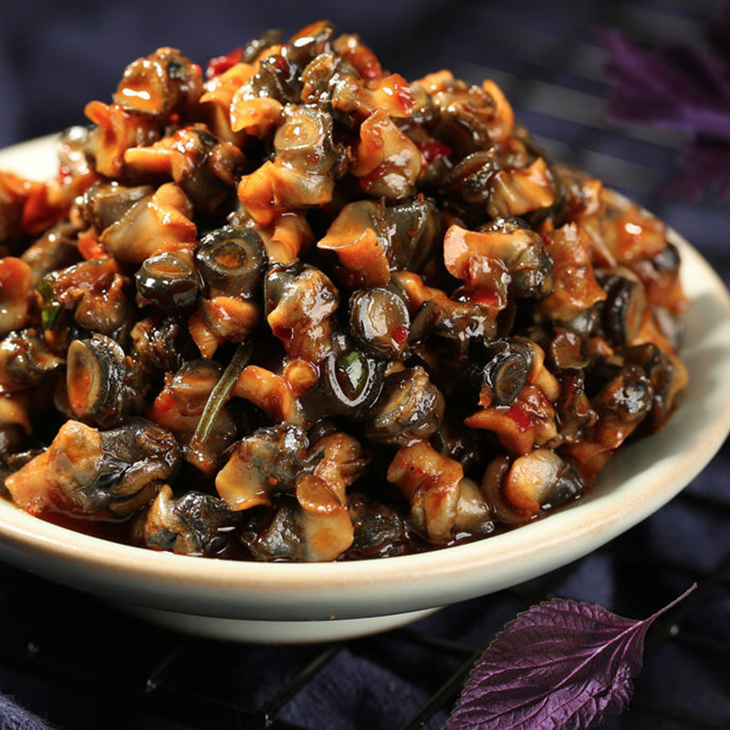 香辣田螺肉开袋即食海鲜特产零食休闲麻辣熟食贝系列