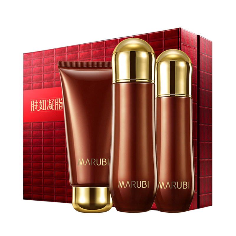 丸美套装礼盒新肌丝系列肤如凝脂三件件套面部护肤面部护理套装