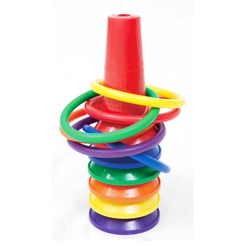 游戏台湾isport运动课程系列配对套圈投掷感统投掷套圈