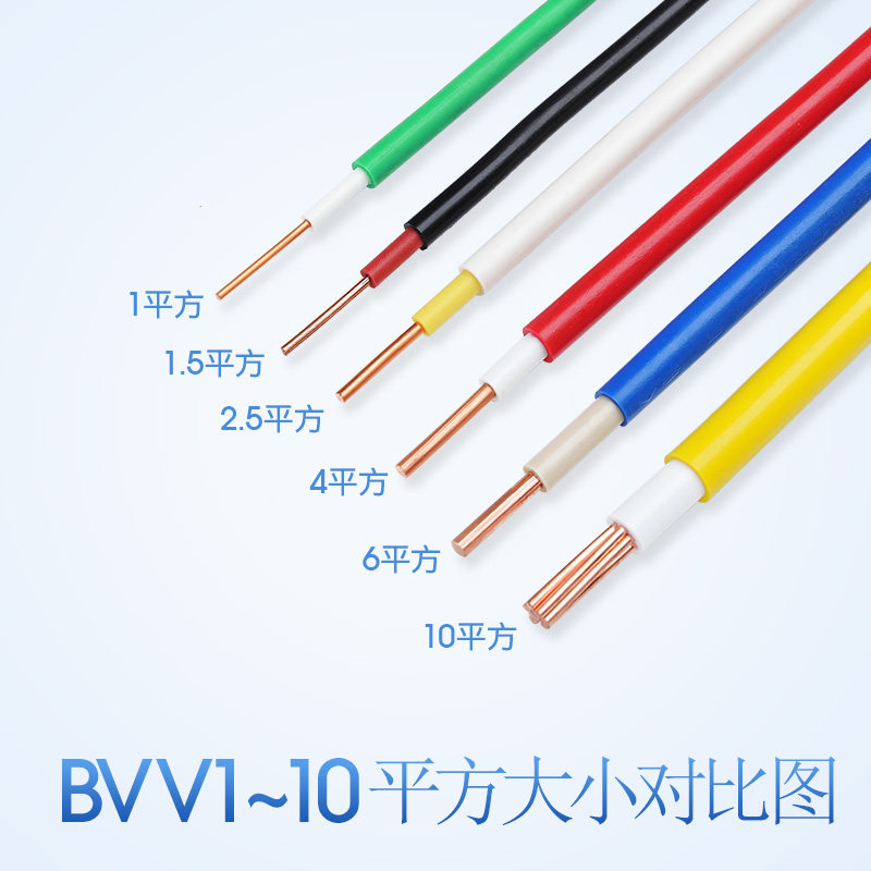 5 2.5 4 6 10平方铜线双塑铜芯护套电线散剪