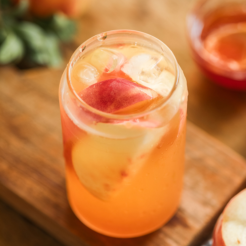 万物清甜果香香味蜜桃乌龙茶酱冷泡茶茶水果茶蜂蜜果味茶