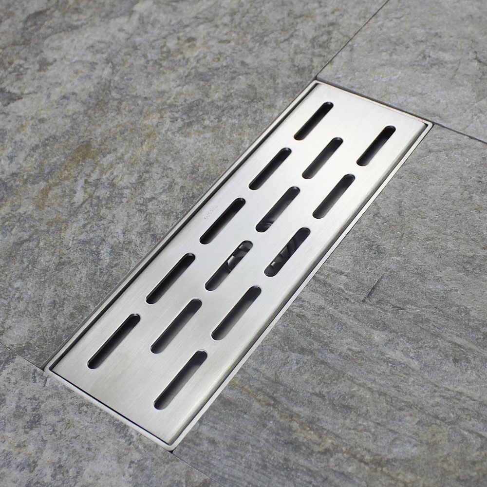 地漏不锈钢加厚长方形淋浴房卫生间浴室长条型防臭流量地漏