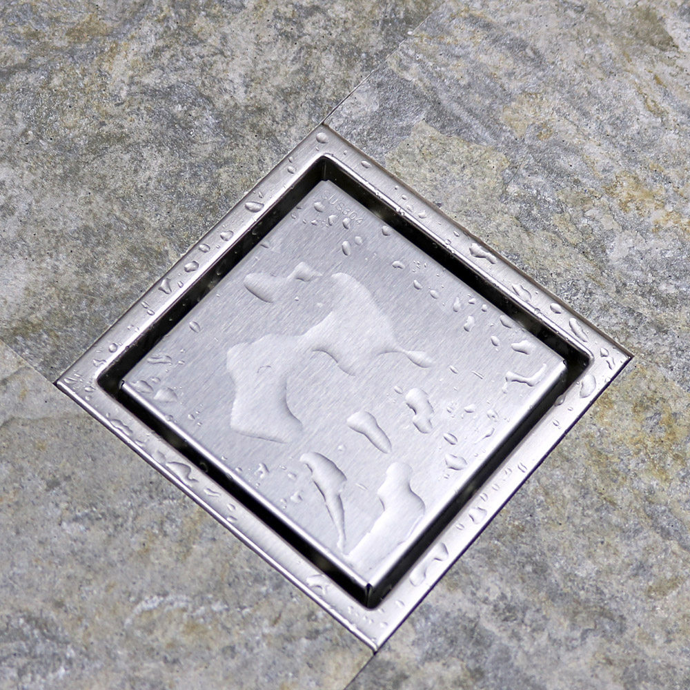 地漏不锈钢加厚防臭卫生间浴室淋浴房方形暗藏隐形地漏