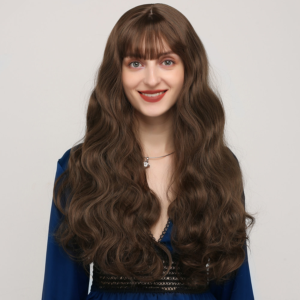 假发ijoy艾乔伊长卷发水波纹头套仿真整顶网红日常整顶假发