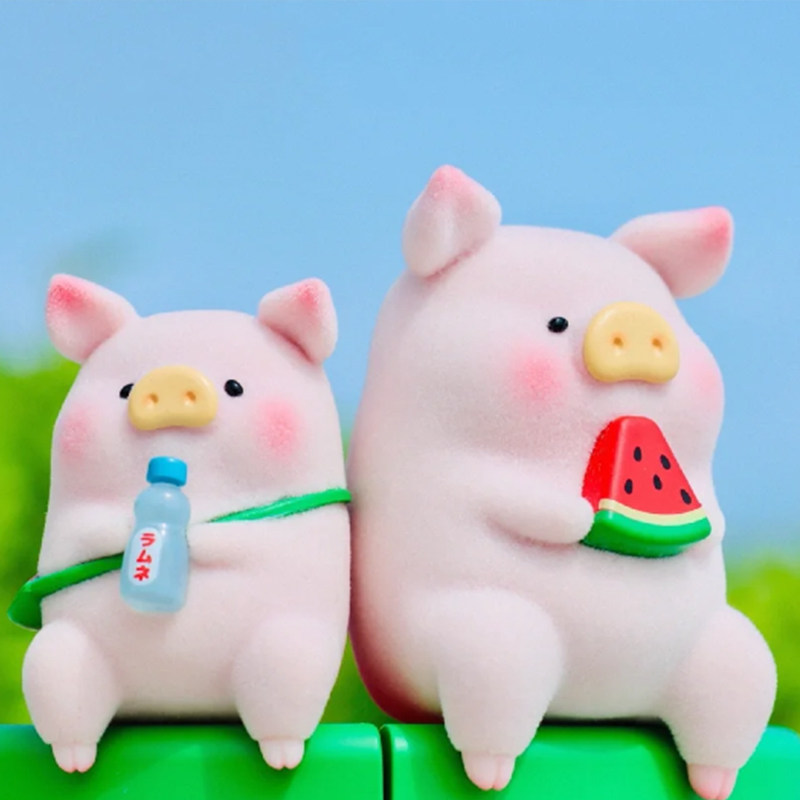 lulu猪盲盒圣诞少女cicistory罐头猪王一博可爱夏日潮玩盲盒