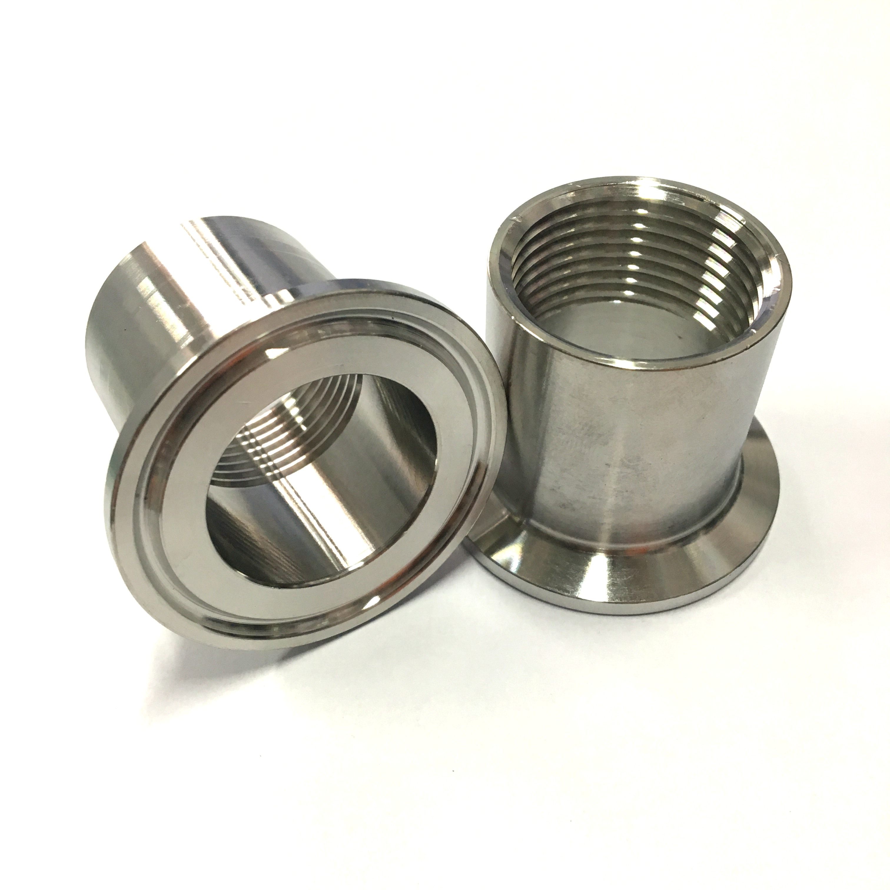 接头快装不锈钢卫生级快装带丝丝卡箍接头