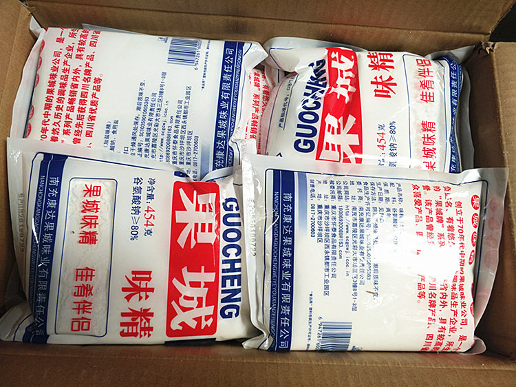 味精果城454g20袋包邮整箱南充粉末加盐凉面其它调料
