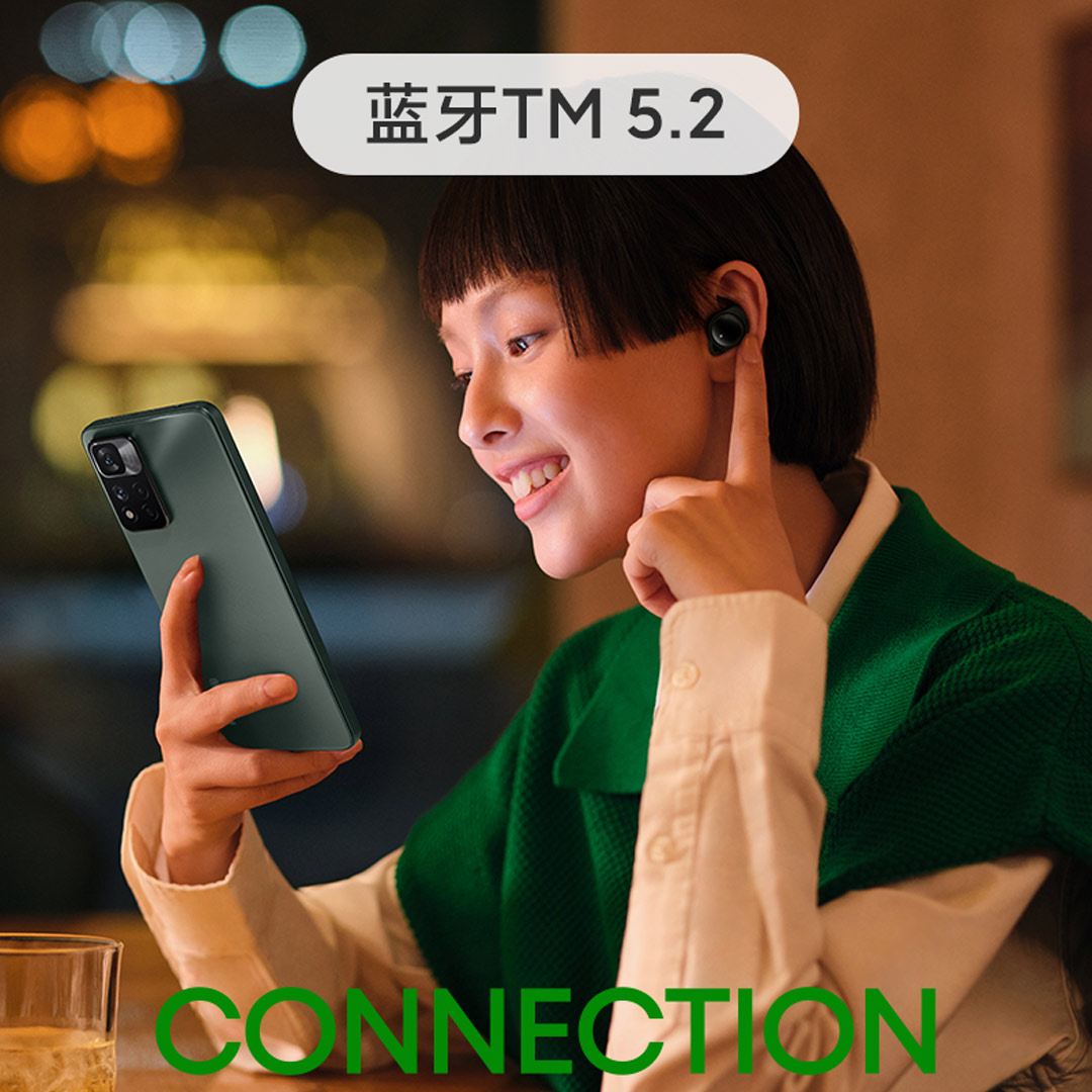 小米红米redmibuds青春版真无线蓝牙耳机降噪运动蓝牙耳机