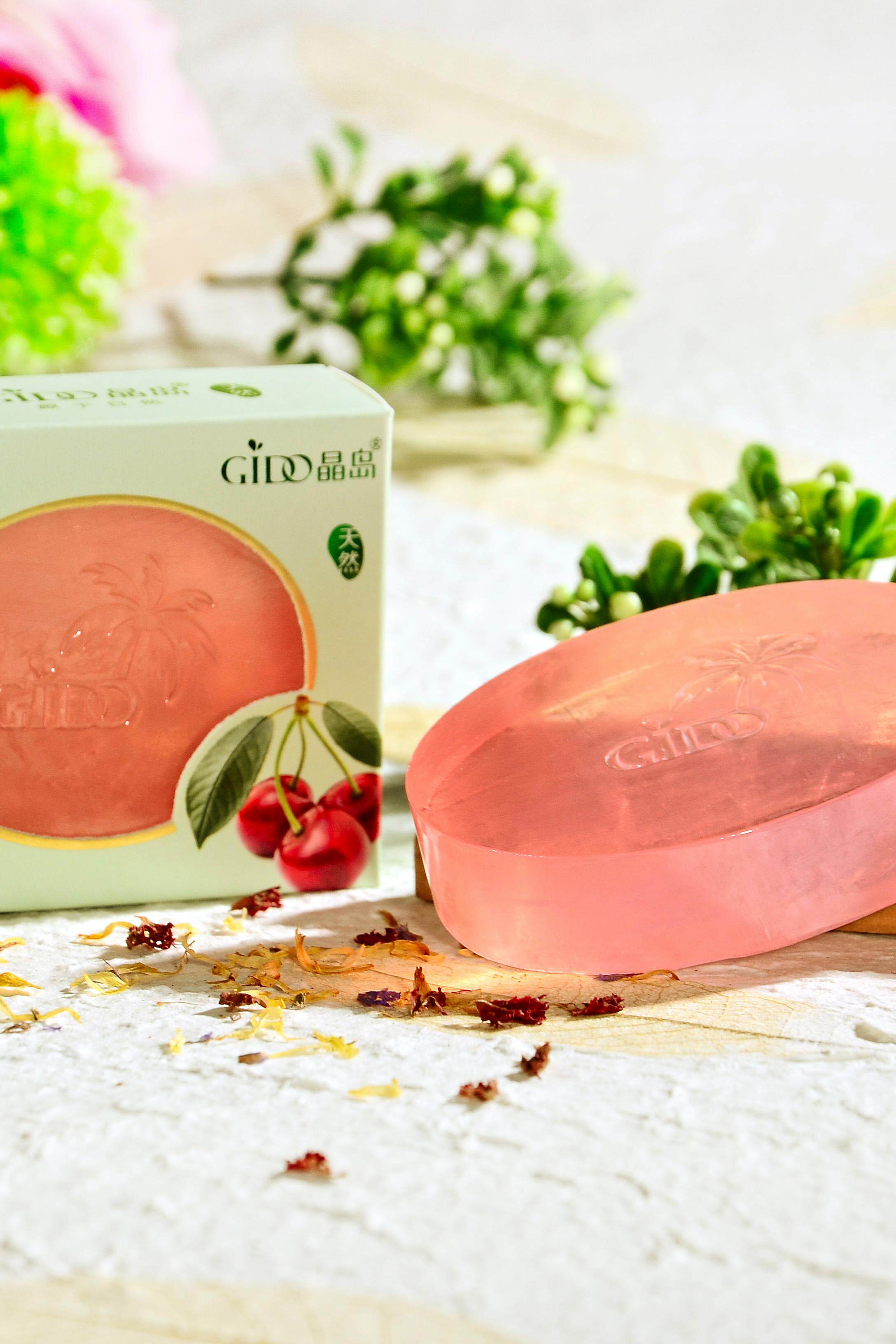 精油晶岛水果嫩肤100g3块樱桃嫩白手工洁面手工皂