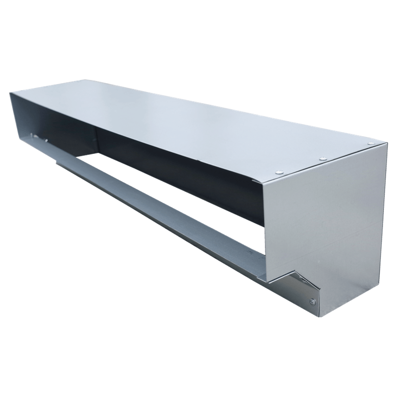 风箱风机盘管回风下出弯头90度风向镀锌锌板风道室内新风系统