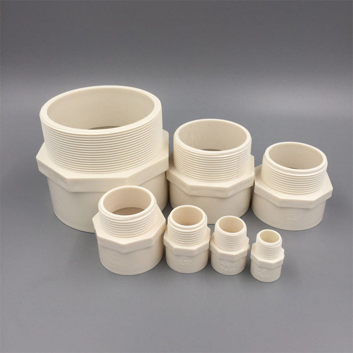 pvc管件给水给水管配件承压螺纹束节外丝直接upvc管