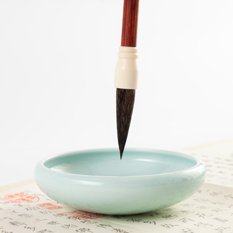 御宝阁文房四宝舔笔用笔学生墨碟墨汁毛笔国画书法文房四宝