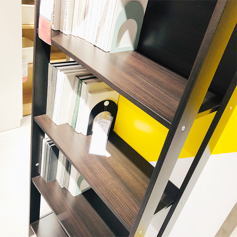 国内宜家代购莱瓦书架书柜褐色收纳置物架简约书架