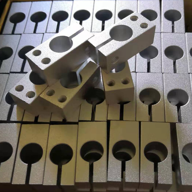 支柱固定块带螺纹平行光轴单孔固定块近接开关传感器固定夹两孔