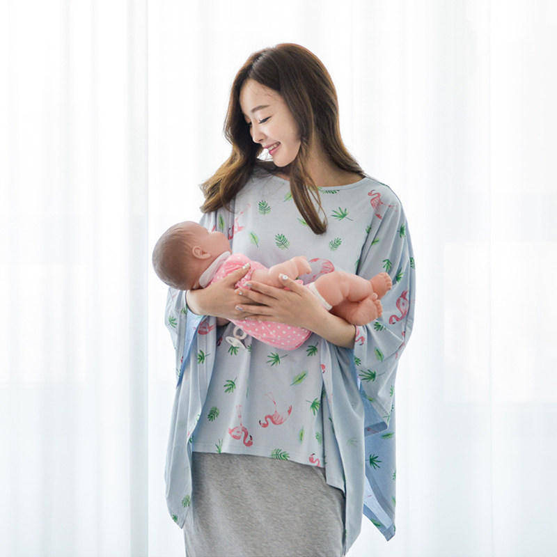 孕妇装哺乳巾夏季罩衣外出披肩吊带遮羞布遮挡防走光纯棉产后喂奶