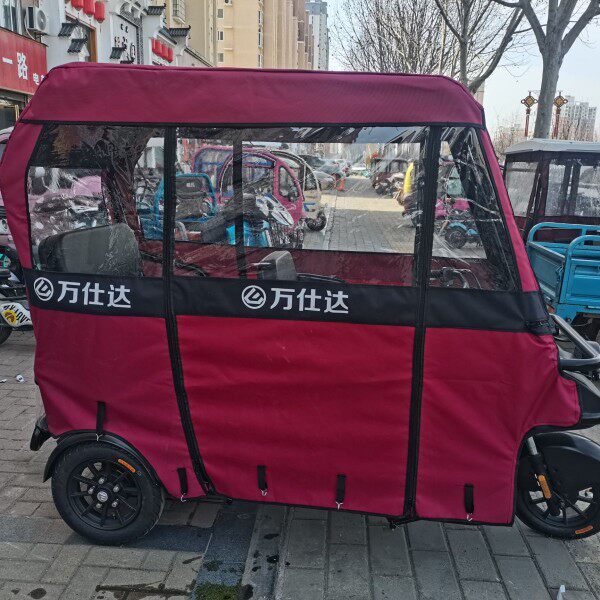 围帘万仕达仕达尼普拉一体车棚专用电动三轮车车篷遮阳篷