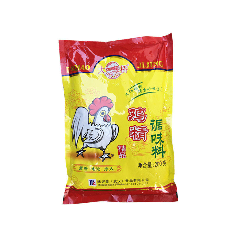 鸡精包邮正品大桥200g调料家用小袋袋装商用鸡精