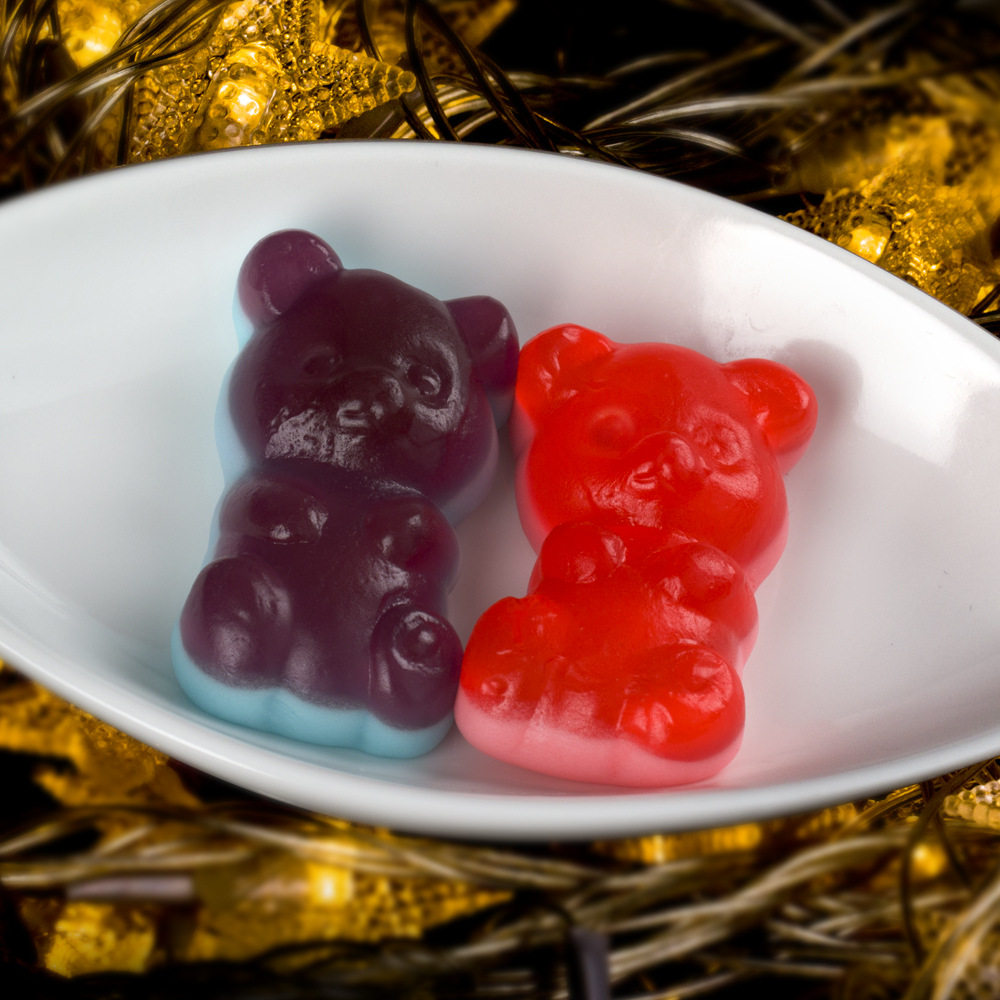 德国trolli口力抱抱熊橡皮糖混合qq糖果果汁软糖糖果