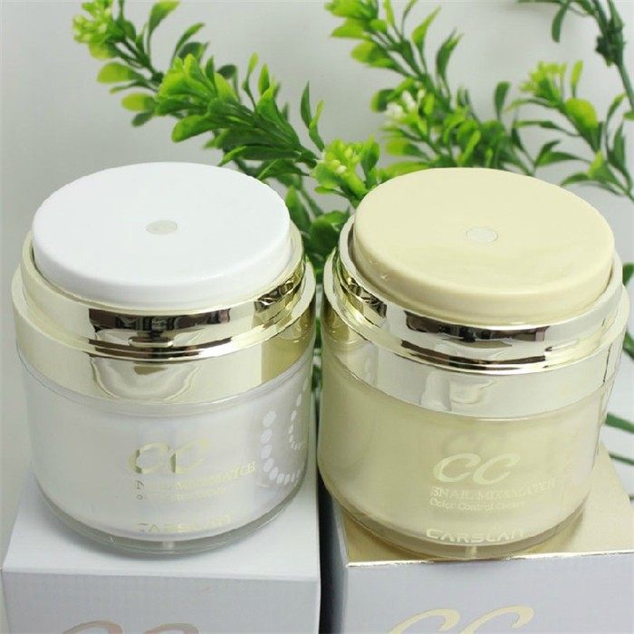 卡姿兰cc蜗牛色彩调控保湿遮瑕官方卡芝兰卡bb霜