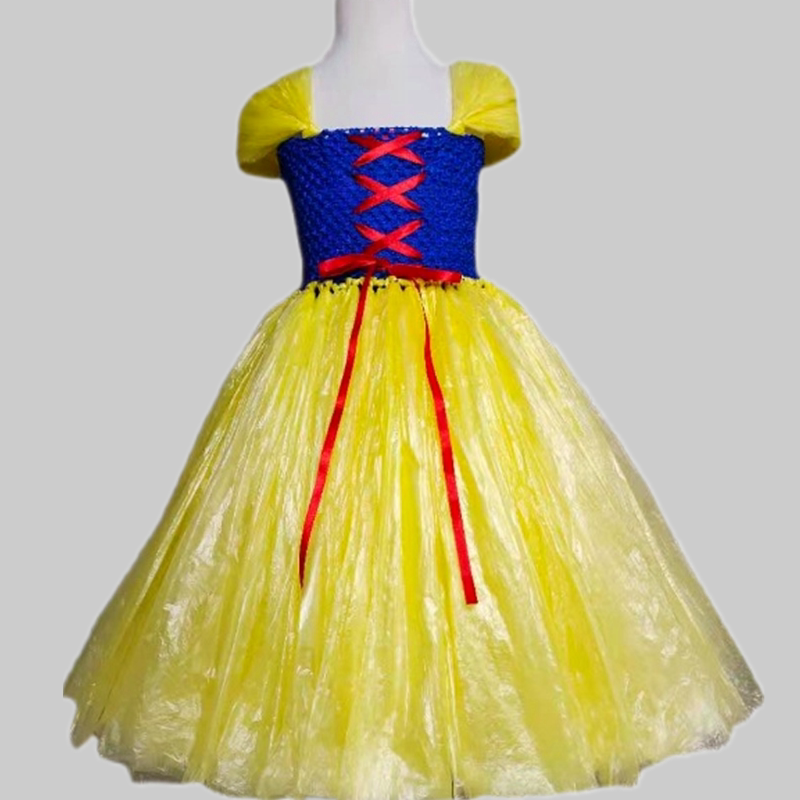 女童环保服装儿童时装秀diy材料制作半成品白雪公主儿童演出服