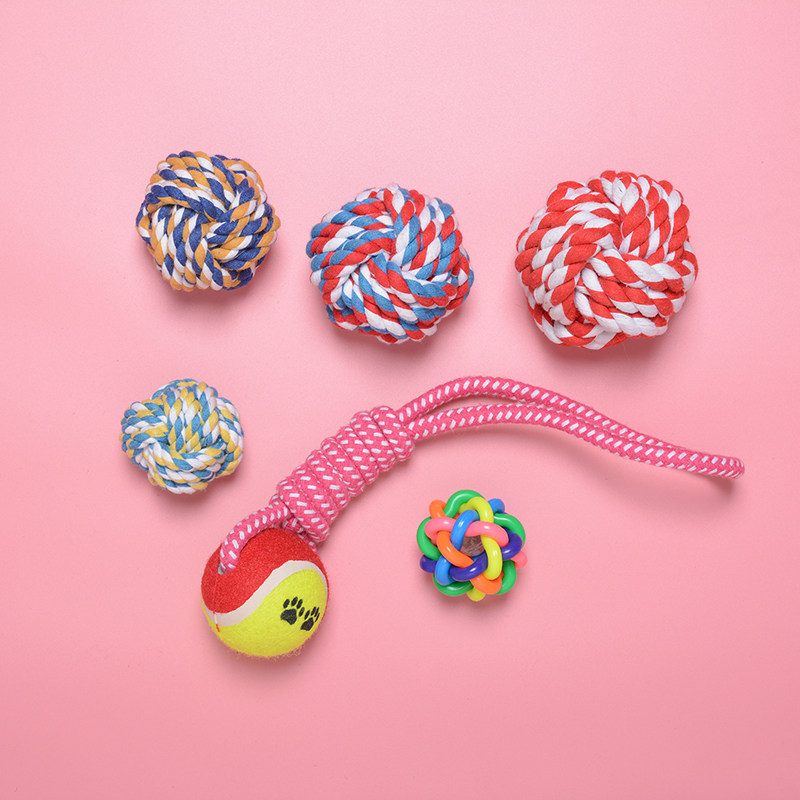 玩具动物绳球宠物泰迪耐咬猫咪狗狗磨牙绳结绳结玩具