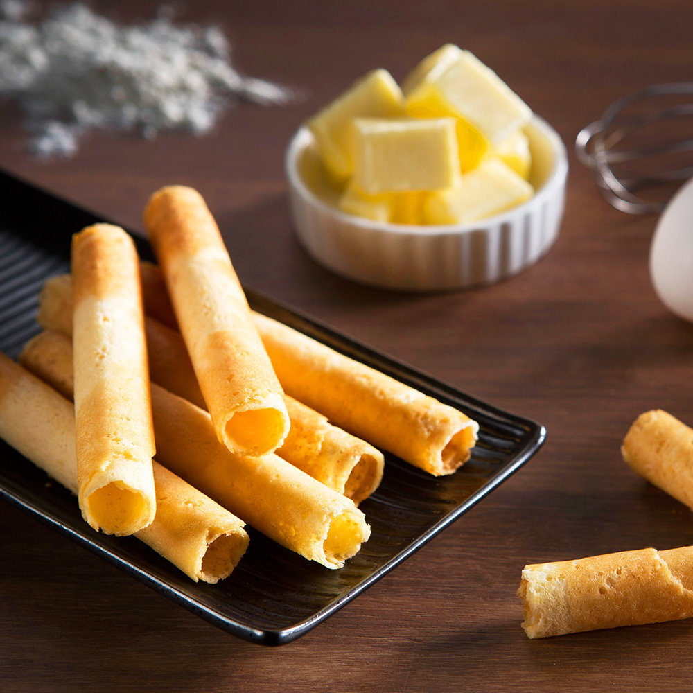 【直营】中国香港美心原味鸡蛋卷448g零食小吃礼盒装港式特产糕点