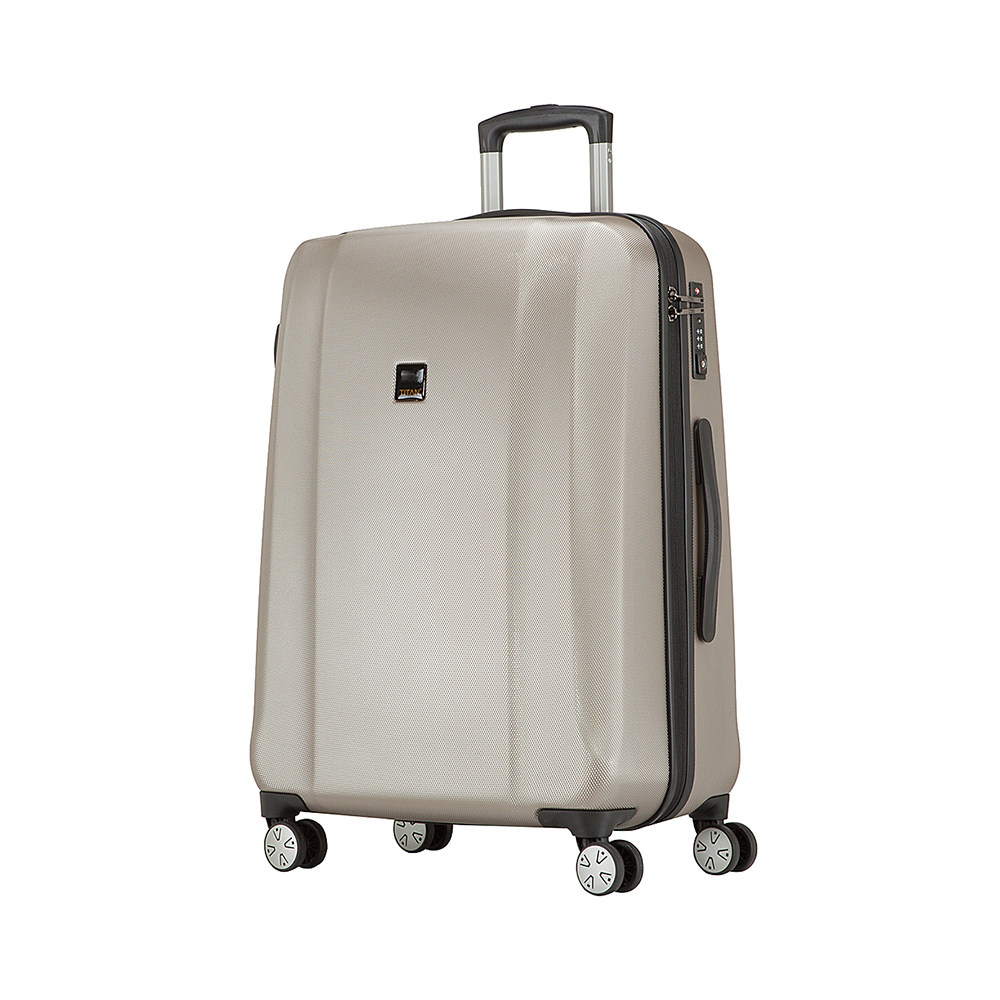 直营德国titanxenon万向拉杆箱28寸香槟色行李箱旅行箱旅行箱