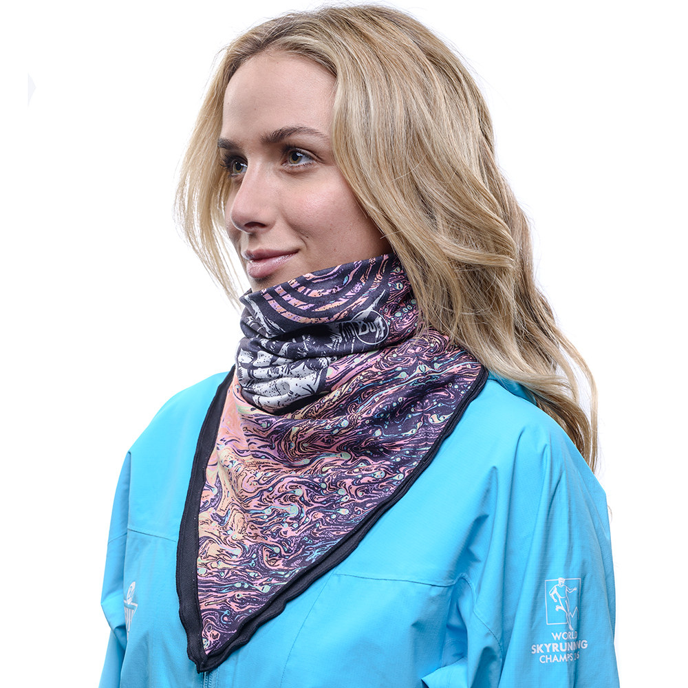 buff冬季男女女士户外抓绒滑雪三角巾围脖面罩围巾