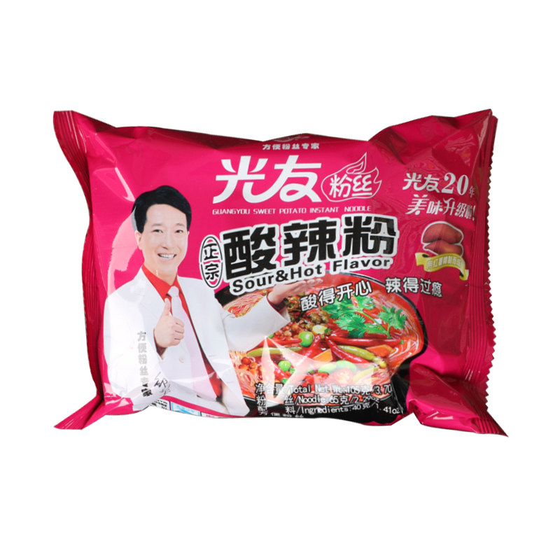 光友粉丝面包方便面方便速食特产四川红薯酸辣冲泡方便面