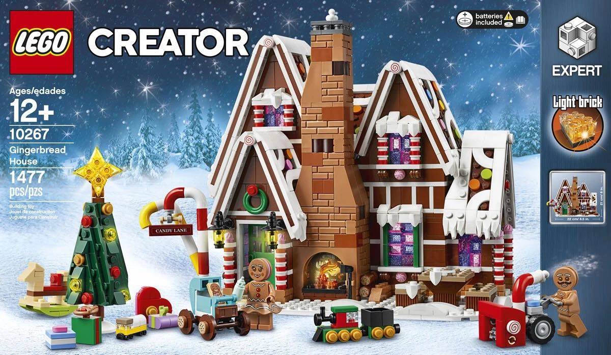 lego乐高creator创意高手系列冬季圣诞姜饼屋10267建构